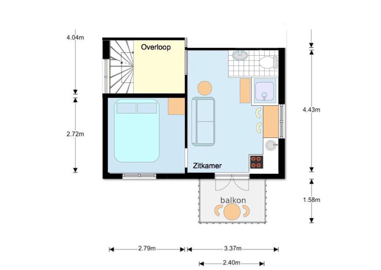 잔드보르트 Casa Duna Close To The Beach, City Centre, Dunes And Parking Area 아파트 호텔 외부 사진